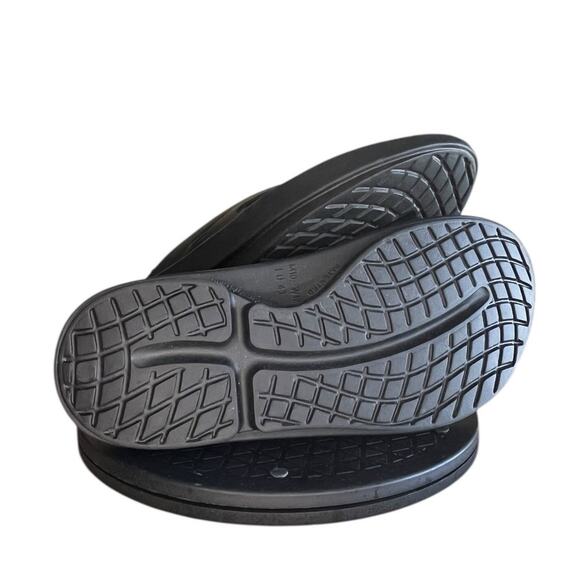 OOFOS OOriginal Recovery Sandals Slip On Size M10 W12 Black - Picture 5 of 6